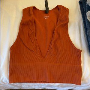 Urban Outfitters Seamless Plunge Bra Top